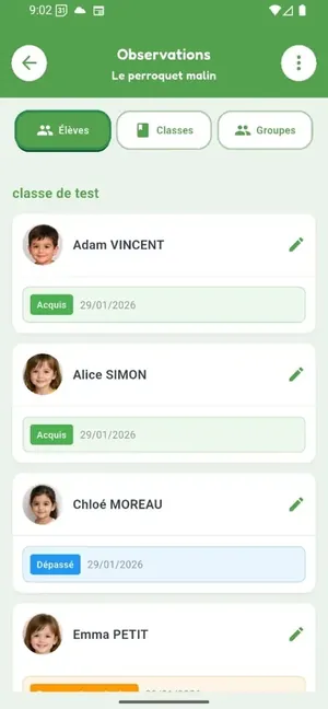 Une photo, un commentaire, c'est noté