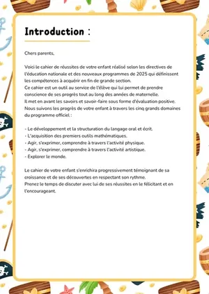 Cahier de réussite - page 2