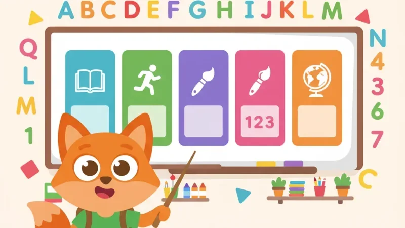 Les 5 domaines d'apprentissage en maternelle